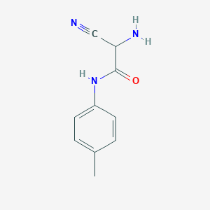 molecular formula C10H11N3O B385849 2-amino-2-cyano-N-(4-methylphenyl)acetamide 