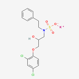 potassium [3-(2,4-dichlorophenoxy)-2-hydroxypropyl](2-phenylethyl)sulfamate