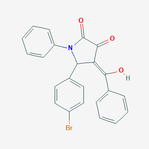 4-benzoyl-5-(4-bromophenyl)-3-hydroxy-1-phenyl-1,5-dihydro-2H-pyrrol-2-one