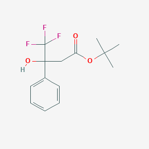 Tert-butyl 4,4,4-trifluoro-3-hydroxy-3-phenylbutanoate