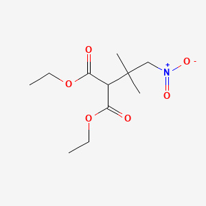 molecular formula C11H19NO6 B3858746 diethyl (1,1-dimethyl-2-nitroethyl)malonate 