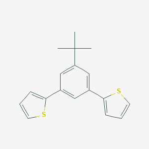 molecular formula C18H18S2 B385876 2-[3-Tert-butyl-5-(2-thienyl)phenyl]thiophene 