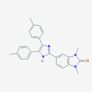 5-[4,5-bis(4-methylphenyl)-1H-imidazol-2-yl]-1,3-dimethyl-1,3-dihydro-2H-benzimidazol-2-one