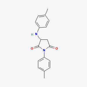1-(4-methylphenyl)-3-[(4-methylphenyl)amino]-2,5-pyrrolidinedione