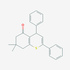 7,7-dimethyl-2,4-diphenyl-4,6,7,8-tetrahydro-5H-thiochromen-5-one