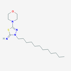 3-dodecyl-5-(4-morpholinyl)-1,3,4-thiadiazol-2(3H)-imine