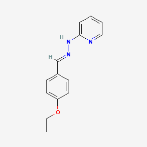 molecular formula C14H15N3O B3858872 4-ethoxybenzaldehyde 2-pyridinylhydrazone 