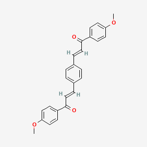 3,3'-(1,4-phenylene)bis[1-(4-methoxyphenyl)-2-propen-1-one]