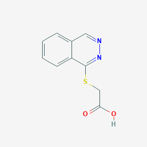 molecular formula C10H8N2O2S B3859064 (1-phthalazinylthio)acetic acid 