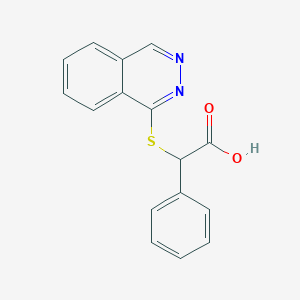 phenyl(1-phthalazinylthio)acetic acid