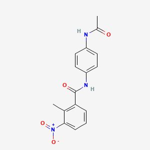 N-[4-(acetylamino)phenyl]-2-methyl-3-nitrobenzamide