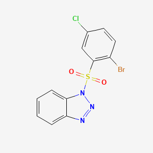 1-[(2-bromo-5-chlorophenyl)sulfonyl]-1H-1,2,3-benzotriazole