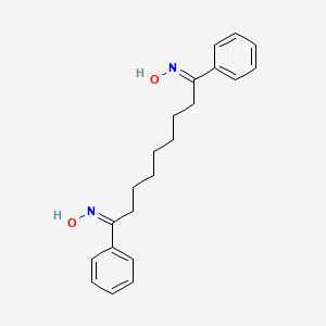 molecular formula C21H26N2O2 B3859140 1,9-diphenyl-1,9-nonanedione dioxime 