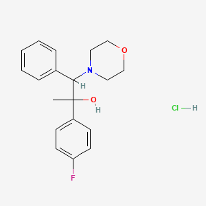 2-(4-fluorophenyl)-1-(4-morpholinyl)-1-phenyl-2-propanol hydrochloride