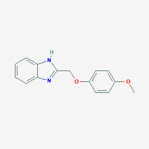 molecular formula C15H14N2O2 B385919 2-[(4-methoxyphenoxy)methyl]-1H-benzimidazole CAS No. 120162-91-6