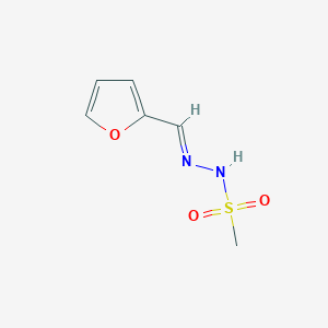 molecular formula C6H8N2O3S B3859207 N'-(2-furylmethylene)methanesulfonohydrazide 