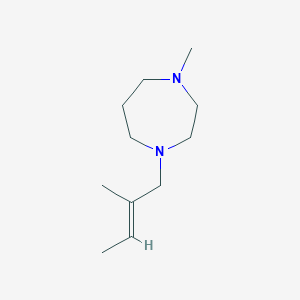 1-methyl-4-(2-methyl-2-buten-1-yl)-1,4-diazepane