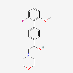 1-(2'-fluoro-6'-methoxybiphenyl-4-yl)-2-morpholin-4-ylethanol