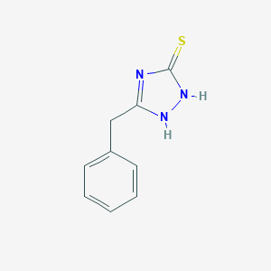 molecular formula C9H9N3S B385929 5-Benzyl-1,2-dihydro-1,2,4-triazole-3-thione CAS No. 28384-40-9