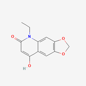 5-ethyl-8-hydroxy[1,3]dioxolo[4,5-g]quinolin-6(5H)-one