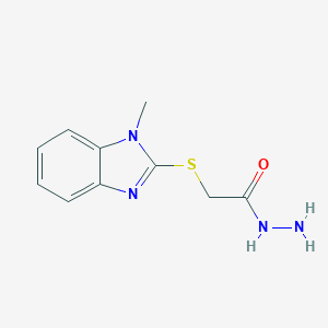 2-[(1-methyl-1H-1,3-benzodiazol-2-yl)sulfanyl]acetohydrazide