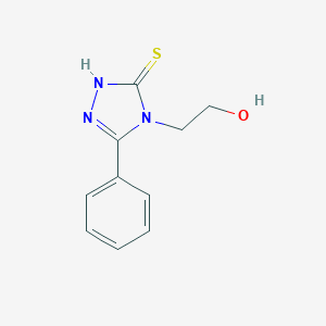 molecular formula C10H11N3OS B385935 2-(3-phenyl-5-sulfanyl-4H-1,2,4-triazol-4-yl)ethanol CAS No. 96134-07-5