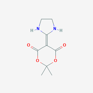 molecular formula C9H12N2O4 B385938 5-(2-Imidazolidinylidene)-2,2-dimethyl-1,3-dioxane-4,6-dione 