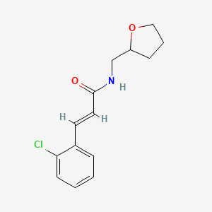 3-(2-chlorophenyl)-N-(tetrahydro-2-furanylmethyl)acrylamide