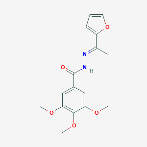 N'-[1-(2-furyl)ethylidene]-3,4,5-trimethoxybenzohydrazide