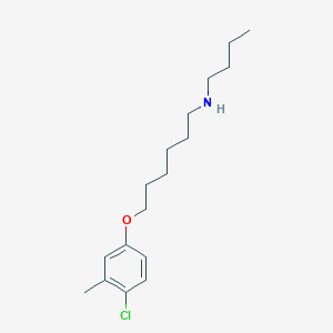 molecular formula C17H28ClNO B3859703 N-butyl-6-(4-chloro-3-methylphenoxy)-1-hexanamine 