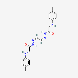 N',N''-1,2-ethanediylidenebis{2-[(4-methylphenyl)amino]acetohydrazide}