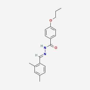 N'-(2,4-dimethylbenzylidene)-4-propoxybenzohydrazide