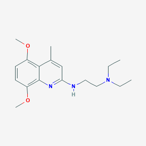 N'-(5,8-dimethoxy-4-methyl-2-quinolinyl)-N,N-diethyl-1,2-ethanediamine