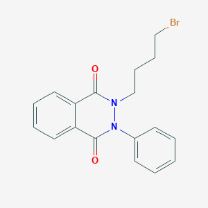 2-(4-Bromobutyl)-3-phenylphthalazine-1,4-dione