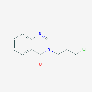 molecular formula C11H11ClN2O B385993 3-(3-Chloropropyl)quinazolin-4-one CAS No. 139193-06-9