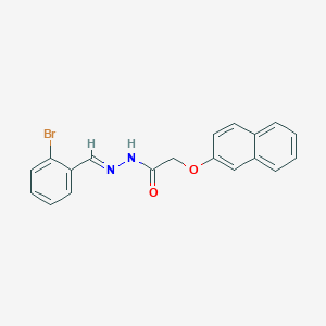 N'-(2-bromobenzylidene)-2-(2-naphthyloxy)acetohydrazide