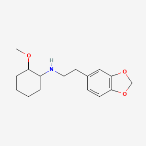 N-[2-(1,3-benzodioxol-5-yl)ethyl]-2-methoxycyclohexanamine oxalate