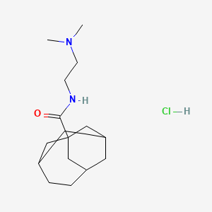 N-[2-(dimethylamino)ethyl]tricyclo[4.3.1.1~3,8~]undecane-1-carboxamide hydrochloride