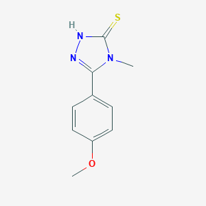 molecular formula C10H11N3OS B386005 5-(4-甲氧基苯基)-4-甲基-4H-1,2,4-三唑-3-硫醇 CAS No. 57295-83-7