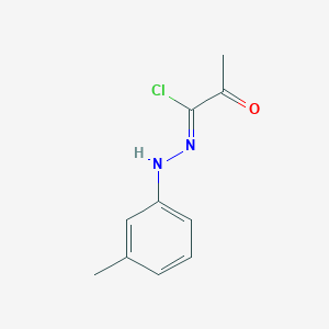 N-(3-methylphenyl)-2-oxopropanehydrazonoyl chloride
