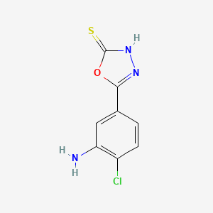 5-(3-amino-4-chlorophenyl)-1,3,4-oxadiazole-2-thiol