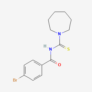 N-(1-azepanylcarbonothioyl)-4-bromobenzamide