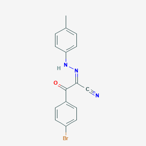 3-(4-Bromophenyl)-2-[(4-methylphenyl)hydrazono]-3-oxopropanenitrile