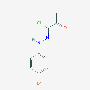 N-(4-bromophenyl)-2-oxopropanehydrazonoyl chloride