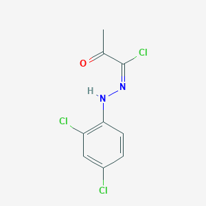 (1E)-N-(2,4-dichlorophenyl)-2-oxopropanehydrazonoyl chloride