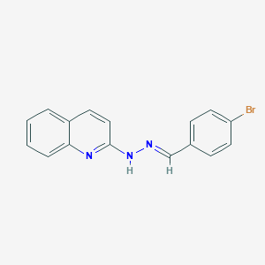 4-bromobenzaldehyde 2-quinolinylhydrazone