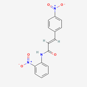 N-(2-nitrophenyl)-3-(4-nitrophenyl)acrylamide