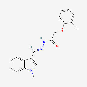 N'-[(1-methyl-1H-indol-3-yl)methylene]-2-(2-methylphenoxy)acetohydrazide