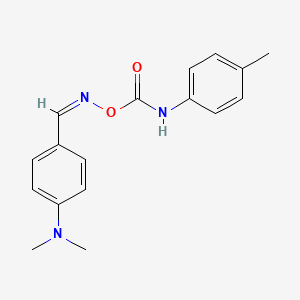 4-(dimethylamino)benzaldehyde O-{[(4-methylphenyl)amino]carbonyl}oxime