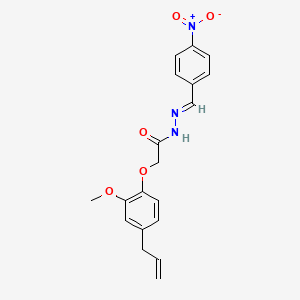 2-(4-allyl-2-methoxyphenoxy)-N'-(4-nitrobenzylidene)acetohydrazide